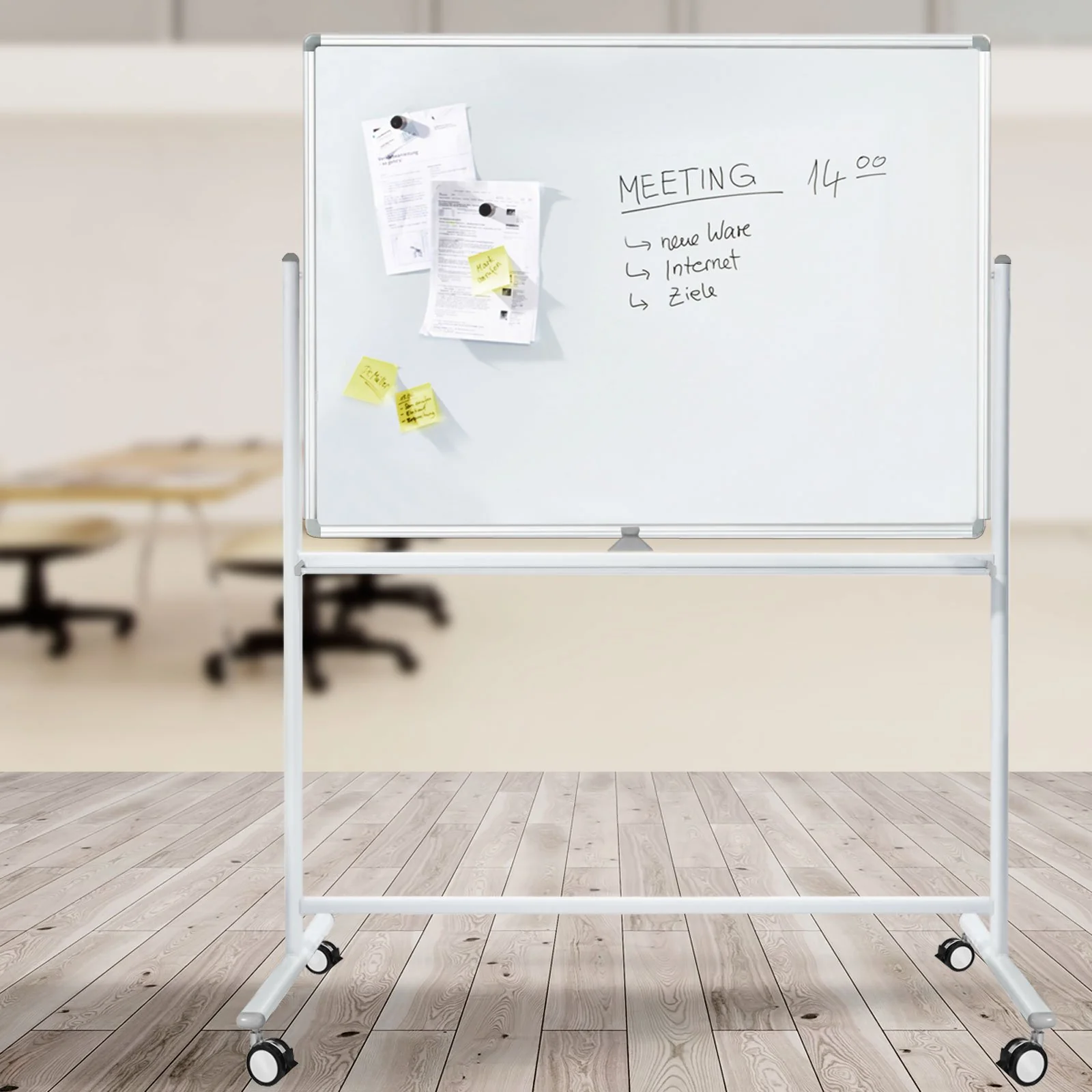 Whiteboard Stanford | Lackiert | Mobil & drehbar | 5 Größen - Image 9